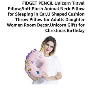Fidget Pencil Unicorn Travel Pillow